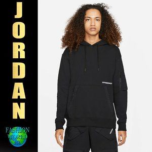 Nike Men's Jordan 23 Engineered Fleece Pullover Hoodie Size 3XL Black DA7178 010